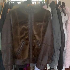 Dollhouse Faux Fur Faux Leather Jacket